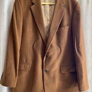 Brooks Brothers Brown Camel Hair Single-Breasted Sport Coat 44XL
